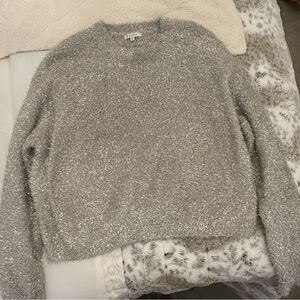Z Supply Silver Textured Knit